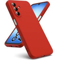 Protector de Silicona semi rígido Rojo Samsung A17 4G5G