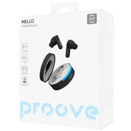 Auriculares inalambricos Bluetooth Proove Mello TWS ANC Black