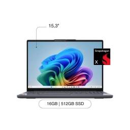 Lenovo ideaPad 3x Slim - 15.3 AI Snapdragon X 8 Core 512Gb SSD 16Gb RAM Grey