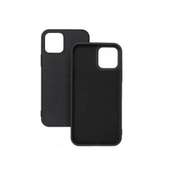 Protector de Silicona semi rígido Negro iPhone 16 Pro Max