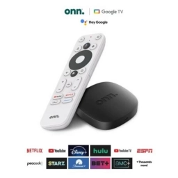 Onn TV Box 4K Streaming TV Box Google TV - Black