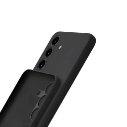 Protector de Silicona semi rígido Negro Samsung S24 FE