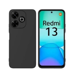 Protector de Silicona semi rígido Negro RedMi 13(4G5G)-RedMi 13X