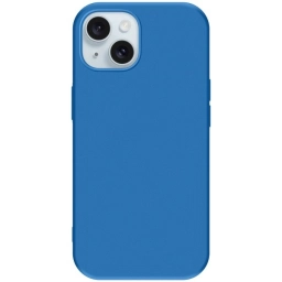 Protector de Silicona semi rígido Azul iPhone 15