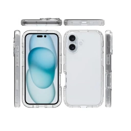 Protector de Silicona Transparente iPhone 16