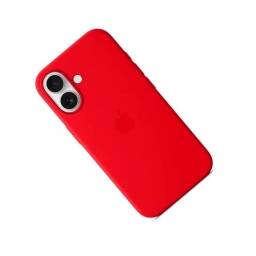 Protector de Silicona semi r�gido Rojo iPhone 16