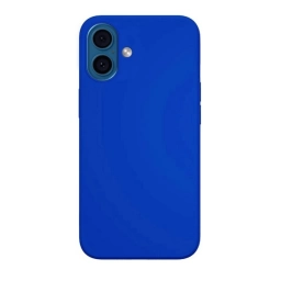 Protector de Silicona semi rgido Azul iPhone 16