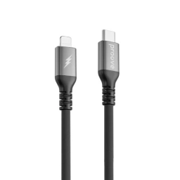 Cable Proove ReGen Silicone Tipo C - Lightning 27W (1m) Negro
