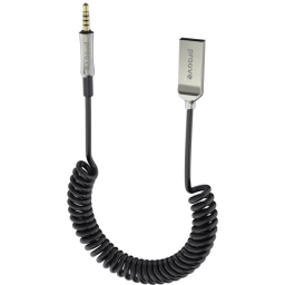  Adaptador AUX Proove Steel Spring Bluetooth USB a 3.5