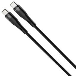 CABLE PROOVE Light Silicone Tipo-C Tipo-C 60W 1m NEGRO