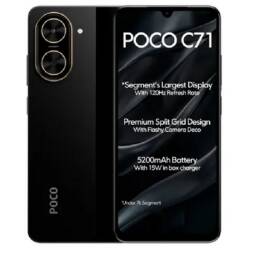 XIAOMI POCO C71 128GB 4RAM - BLACK
